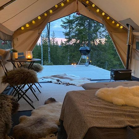 Glamping Tent With Amazing View In The Forest Torsby Ngoại thất bức ảnh