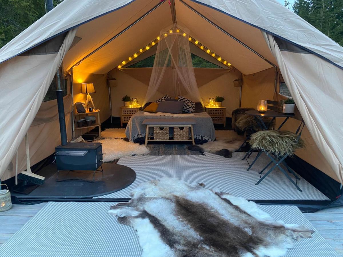 Glamping Tent With Amazing View In The Forest Torsby Ngoại thất bức ảnh