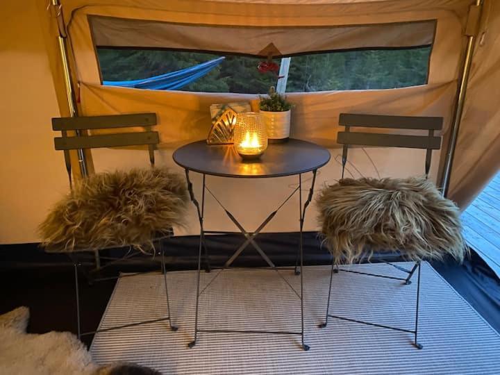 Glamping Tent With Amazing View In The Forest Torsby Ngoại thất bức ảnh